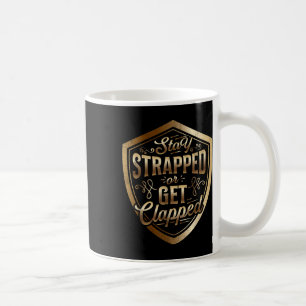 Stanna kvar eller få klappat Sol Tzu citerat konst Kaffemugg