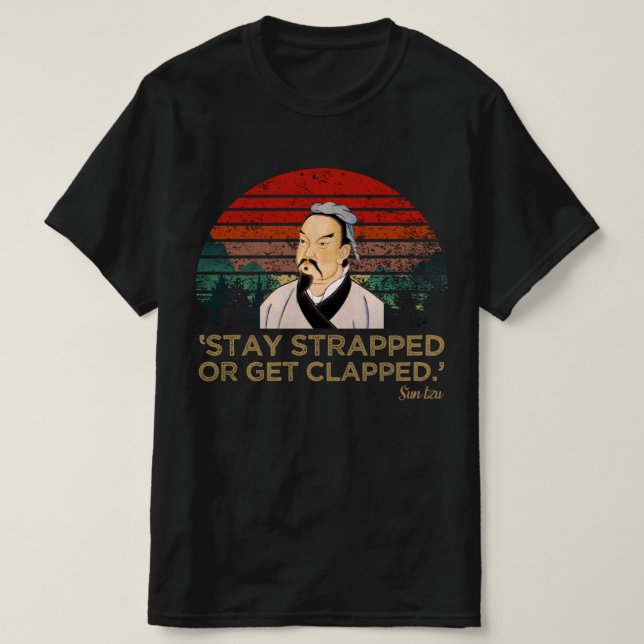 Stanna kvar eller få klappat t shirt (Design framsida)