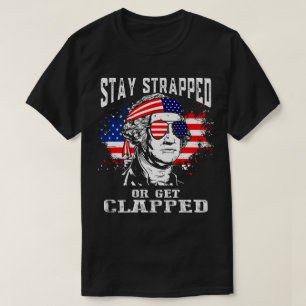 Stanna kvar eller få klappat t shirt