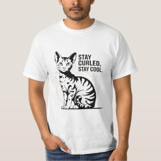 Stanna kvar, håll kvar Coolan amerikanska Curl-kat T Shirt