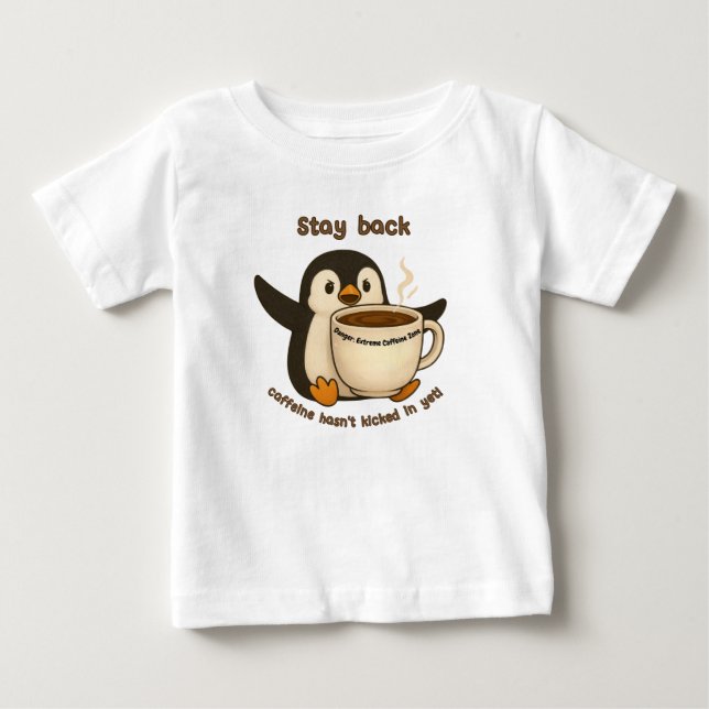 Stanna kvar: Kaffeinläsning T Shirt (Framsida)