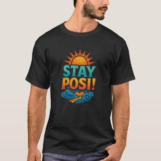 Stanna kvar Posi Bold Sol Tshirt T Shirt