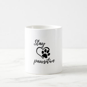 Stanna kvar vid Pawsitive Mugg