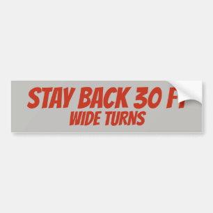 Stanna kvar, Wide Turns Bildekal
