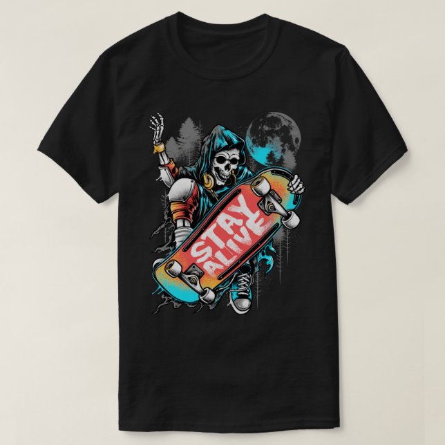 Stanna levande t shirt (Design framsida)