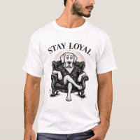 Stanna Lojal Cool Hund Streetwear Illustration Kon