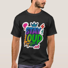 Stanna Loud Graffiti Neon Artwork T Shirt