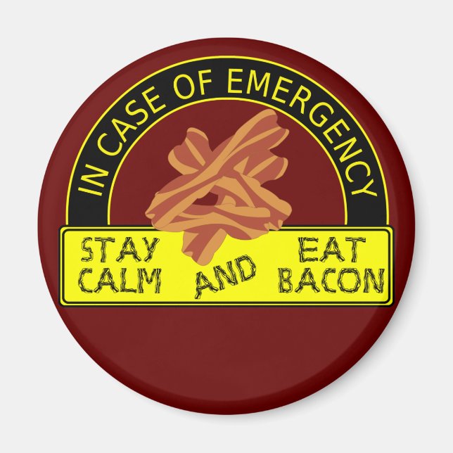 Stanna Lugn, Eat Bacon Magnet (Framsidan)