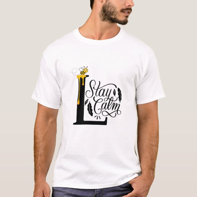 stanna lugn T-skjorta T Shirt (Framsida)