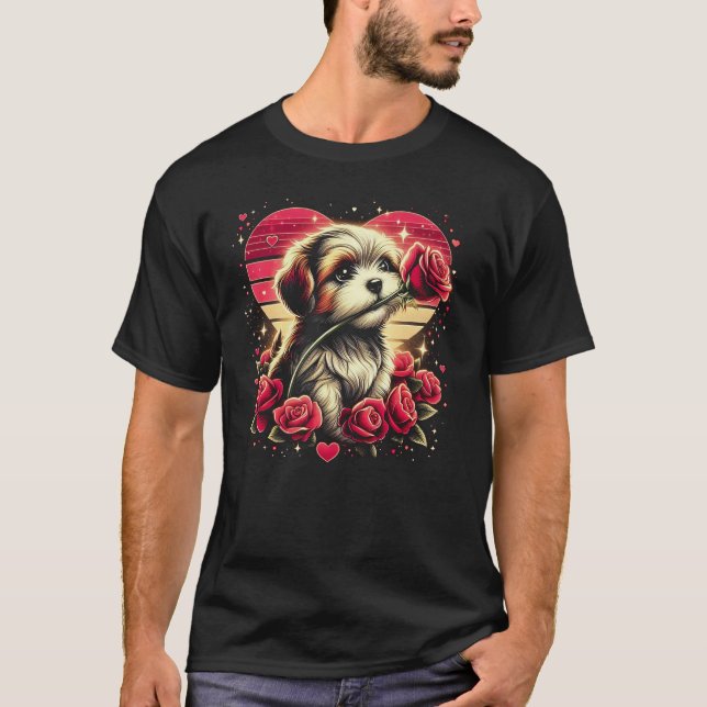 Stanna Lycklig-Will, du är min hund för alltid. T Shirt (Framsida)