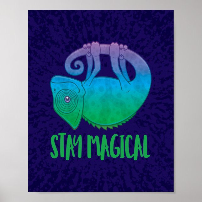 Stanna Magic Levitating Chameleon Poster (Framsidan)