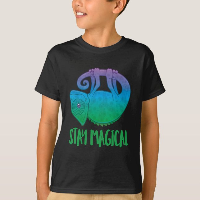Stanna Magic Levitating Chameleon T Shirt (Framsida)
