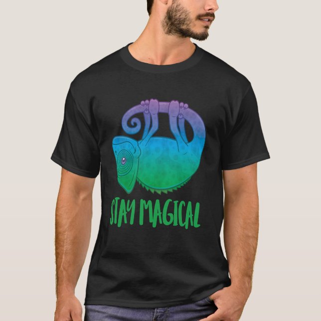 Stanna Magic Levitating Chameleon T Shirt (Framsida)