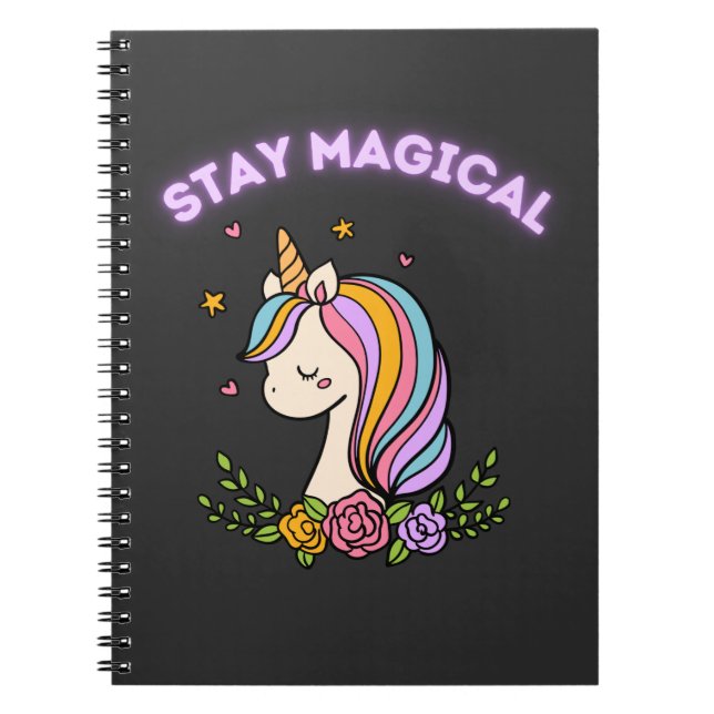 Stanna Magic Unicorn    Anteckningsbok (Framsidan)