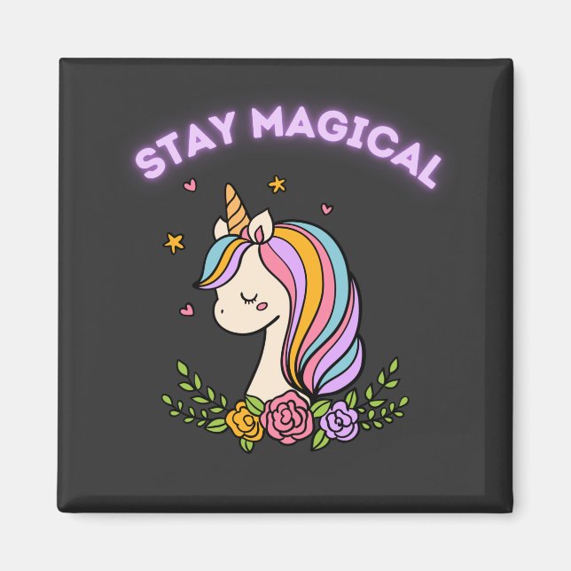 Stanna Magic Unicorn Magnet (Framsidan)
