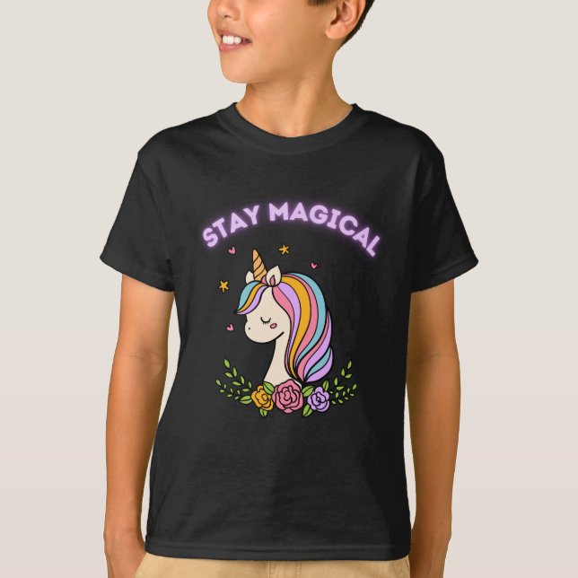 Stanna Magic Unicorn T-Shirt (Framsida)