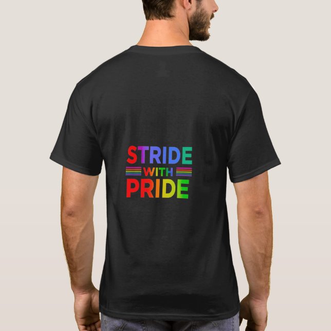 Stanna med Pridet. T Shirt (Baksida)