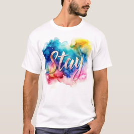 Stanna : Minimalistisk Motivations-T-Shirt T Shirt