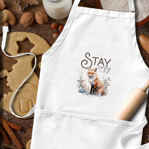 Stanna Mysigt Woodland Fox-jul Förkläde
