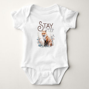 Stanna Mysigt Woodland Fox-jul T Shirt