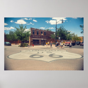 Stanna på en hörn i Winslow Arizona Poster