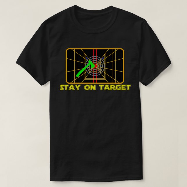 Stanna på mål t shirt (Design framsida)