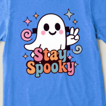 Stanna på Spooky Groovy Ghost Retro Pastel Hallowe