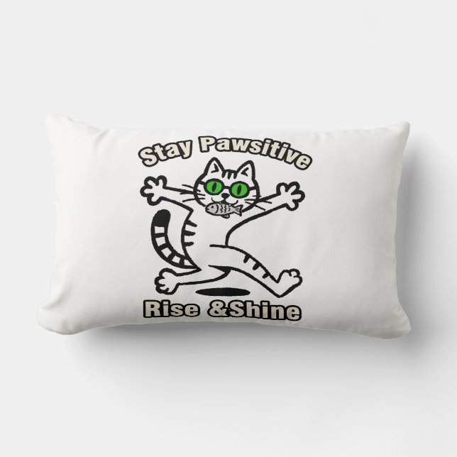 Stanna Pawsitiv Katt Lumbarkudde (Framsida)