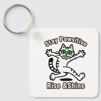 Stanna Pawsitiv Katt Nyckelring
