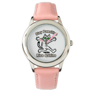 Stanna Positiv Katt Armbandsur