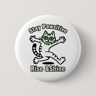 Stanna Positiv Katt Knapp