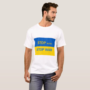 Stanna Putin, stoppa Krig T-shirt! T Shirt