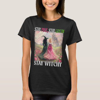 Stanna Rosa Stanna Grönten och håll dig vaksam på  T Shirt