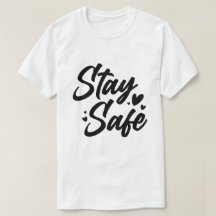 Stanna Säker Minimalistisk Motiverande Typografi
