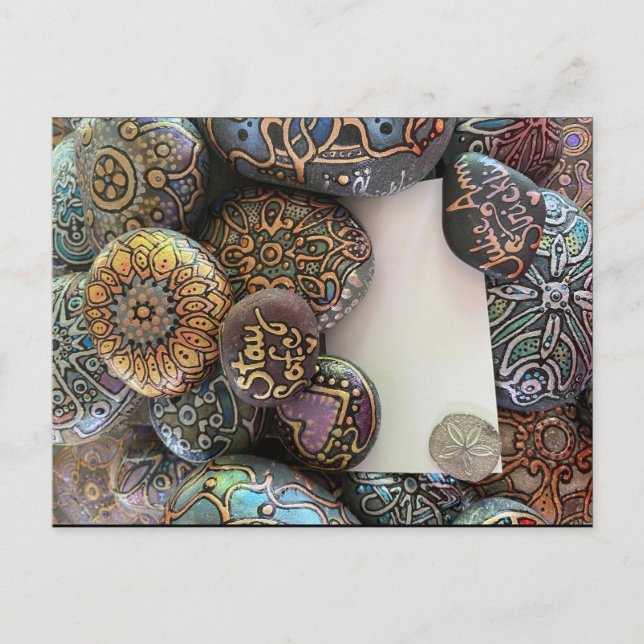 Stanna säkert postkort av Julie Ann Stricklin Vykort (Framsida)