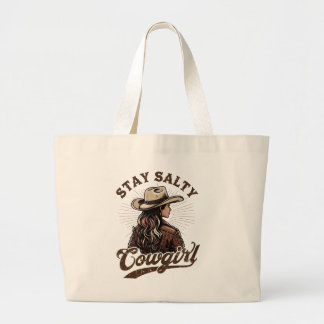 Stanna Salty Cowgirl Tote Bag | Western Retrobuss Jumbo Tygkasse