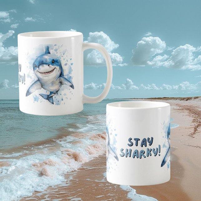 Stanna Sharky Mugg (Skapare uppladdad)