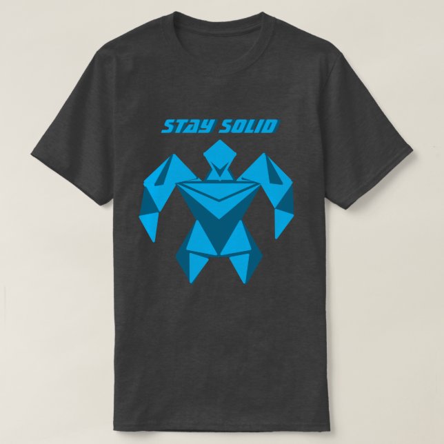 Stanna Solid Futuristisk Styrka T-Shirt (Design framsida)