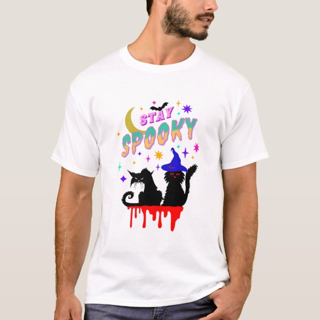 stanna spookkatter t shirt (Framsida)