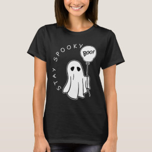 Stanna Spooky Boo Cute Ghost Halloween-talessäsong T Shirt