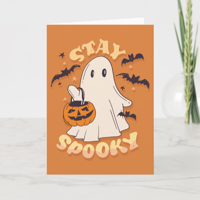 Stanna Spooky Ghost Kort (Framsida)