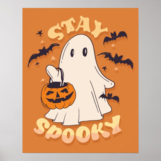 Stanna Spooky Ghost Poster (Framsidan)
