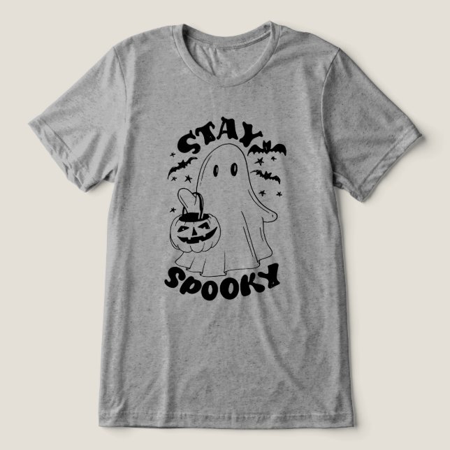 Stanna Spooky Ghost T Shirt (Design Framsida)