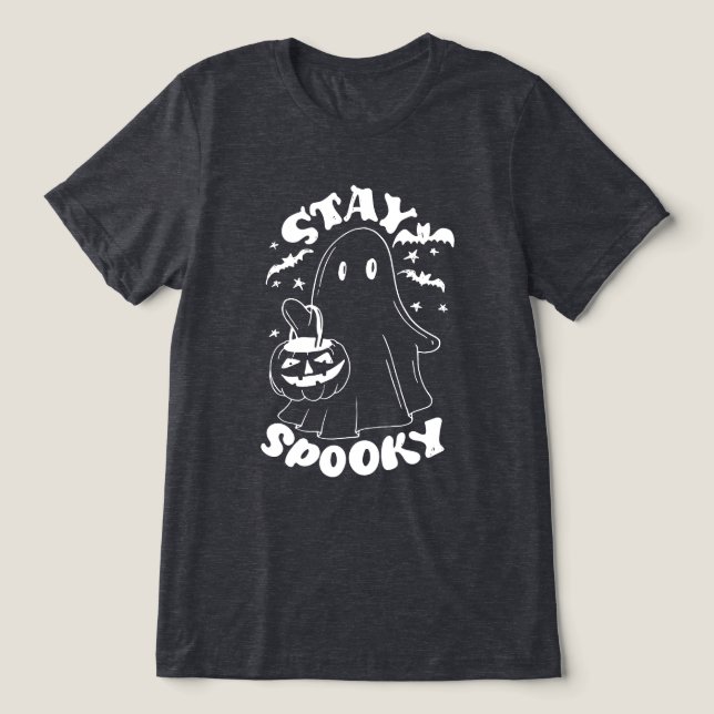 Stanna Spooky Ghost T Shirt (Design Framsida)