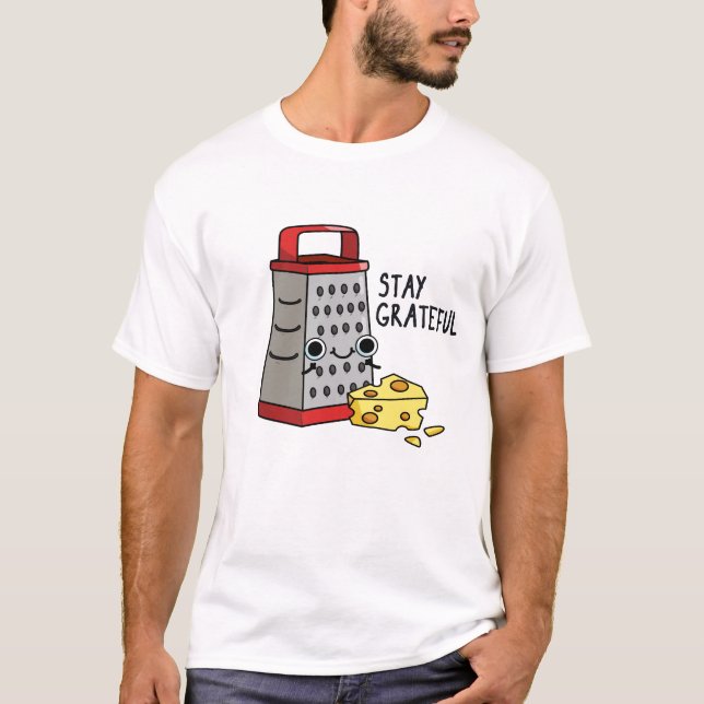 Stanna tacksam, nos t shirt (Framsida)
