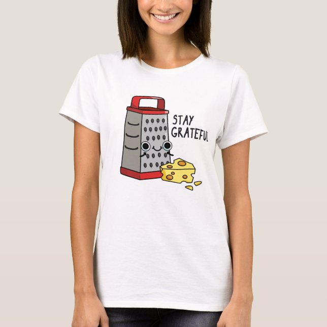 Stanna tacksam, nos t shirt (Framsida)