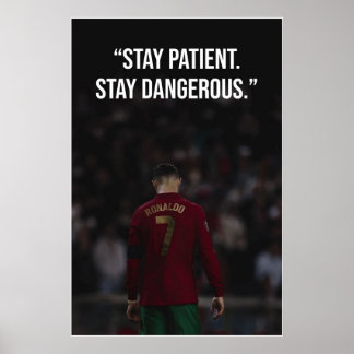 Stanna Tålamod Stanna Farlig Motivationsaffisch Poster