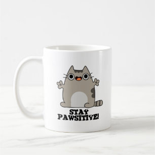 Stanna Tass-sitive Funny Cat Pun Kaffemugg