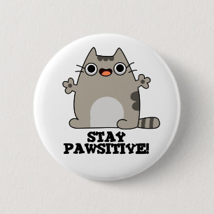 Stanna Tass-sitive Funny Cat Pun Knapp