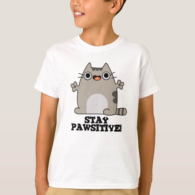 Stanna Tass-sitive Funny Cat Pun T Shirt (Framsida)